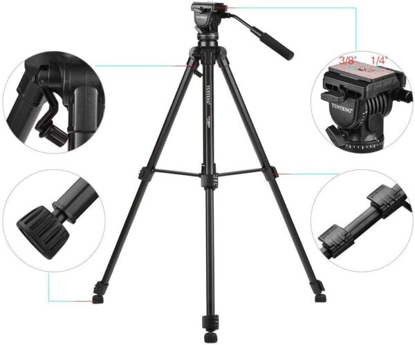 TRÉPIED YunTeng VCT-880 – Image 4